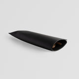 Black Leather Eyewear Sleeve - Side Photo