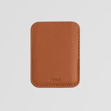 Brown Leather Card Holder Back