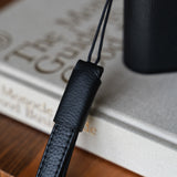 Camera leather wrist strap - black color
