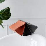 Minimalist Dopp Kit. Toiletry Bag with Strong Magnetic Closure. Grey Color.