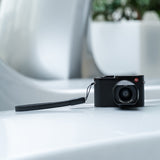 Leather camera strap. Simple and elegant strap for small and medium-sized cameras.