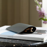 Grey Leather Eyewear Sleeve with Kinfolk Magazine