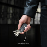 Personalize your leather key organizer