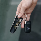 Gray Key Chain with car key 