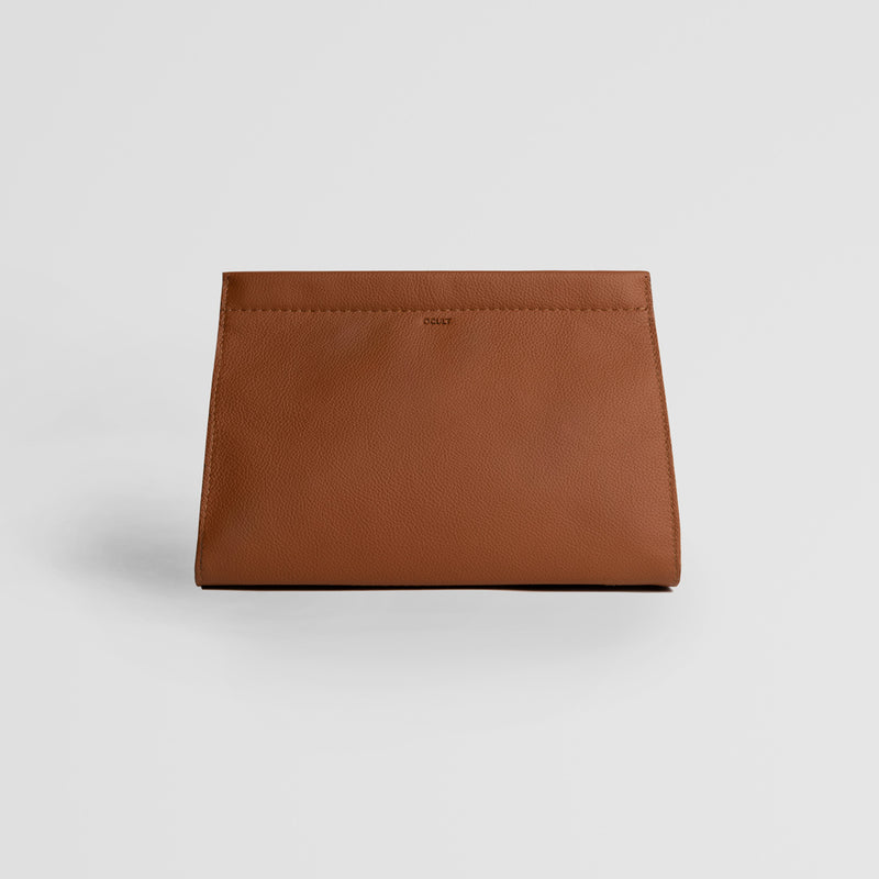 Mens Toiletry Bag: Tan Dopp Kit | leather toiletry bag by KMM & Co.