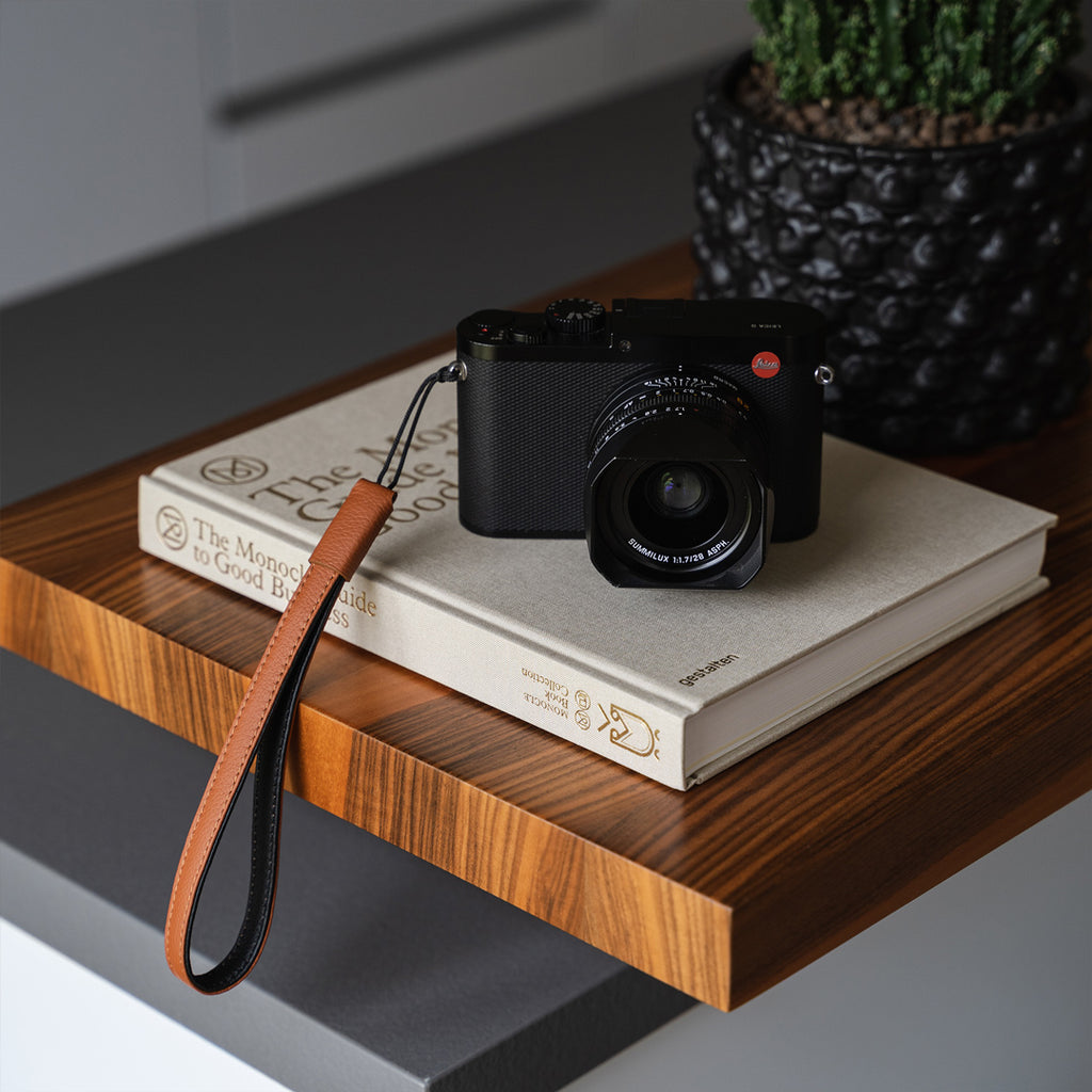 The 1901 Maitani Handmade Leather Camera Wrist Strap - Mark David